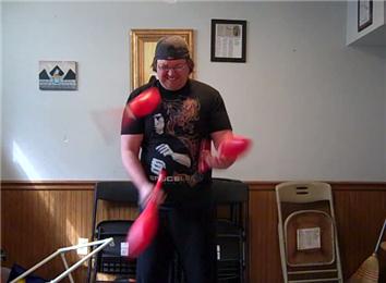 Most Catches In One Minute While Juggling Three Clubs
