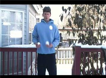 Longest Time Juggling Three Snow Balls With Bare Hands