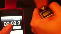Fastest Time To Complete 50 Clicks On A Tally Counter