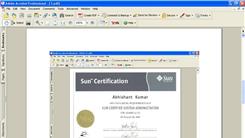 Most Sun Microsystems Certificates Received