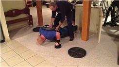 Most Perfect Push-Ups While Carrying A 45-Pound Weight On Back