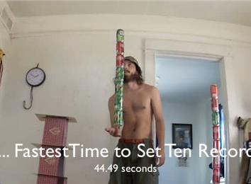 Most World Records Set While Shirtless