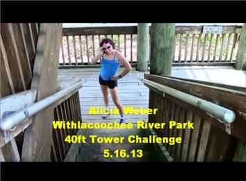 Fastest Time in Withlacoochee River Park 40ft Tower Challenge