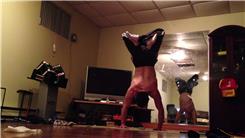 Longest Cross-Legged Handstand