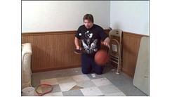 Most Consecutive Times To Alternate Hands In 30 Seconds While Bouncing A Table Tennis Ball On A Paddle And Dribbling A Basketball