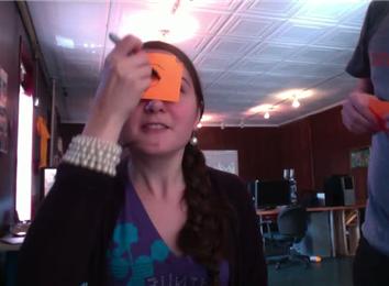 Most Smiley Faces Drawn On Post-It Notes Attached To One\'s Face In 30 Seconds
