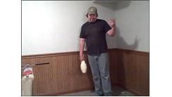 Most Consecutive Table Tennis Ball Bounces Using Bowling Pin As Paddle