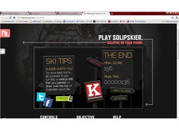 Lowest Score On Solipskier