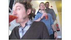 Most People Drinking Bloody Marys On A Staircase