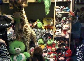 Most Stuffed Animals In A Bedroom
