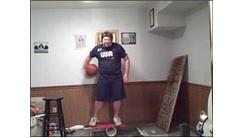 Most Times Circling Basketball Around Waist In 30 Seconds While Balancing On A Rola Bola