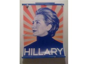 Most Hillary Clinton Posters On A Wall