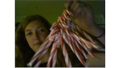 Most Candy Canes Hooked Onto A Candy Cane
