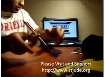 Most Over-The-Thumb Pen Spins In One Minute