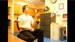 Most Office Chair Spins While Juggling