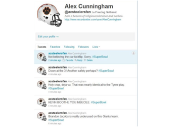 Most Tweets About The Super Bowl In One Hour During The Super Bowl