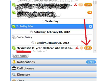 Most Unread Skype Messages In A Conversation