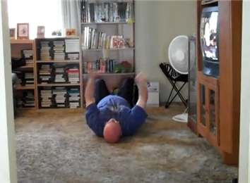 Longest Time To Juggle Four Balls While Lying Down