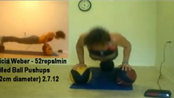 Most Push-Ups On Medicine Balls In One Minute (Female)