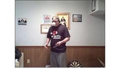 Most Consecutive Baseball Bounces Using Alternate Sides Of A Table Tennis Paddle