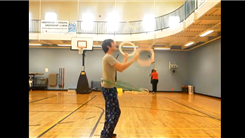 Youngest Person To Juggle Three Rings While Hula Hooping