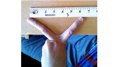 Longest Distance Between Two Fingers