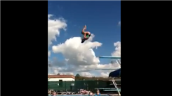 Most Back Flips During A Single Dive Off Of A Diving Board