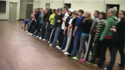 Most Pairs Of Legs Crawled Through In One Minute, Two Seconds