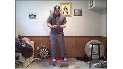 Most Two-Handed Charlier Cuts In 30 Seconds While Standing On A Rola Bola 