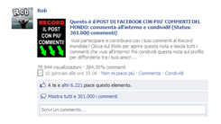 Most Comments On A Facebook Link To A Separate Facebook Page