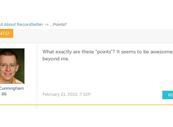 Most Posts On The RecordSetter Forum