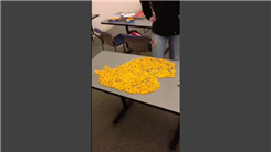 Most Fish Crackers In A Structure