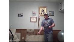 Most Flips Of A Waffle In A Seven Inch Skillet While Balancing A Baseball Bat On Two Fingers Of The Other Hand In 30 Seconds