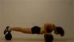 Most Consecutive Push-Ups With An Elevated Leg On Three Medicine Balls In One Minute