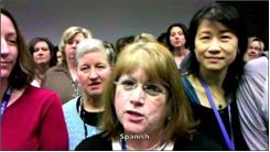 Largest Group of Social Workers, Interpreters And Nurses Stand Up Against Cancer In The Most Languages 