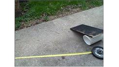 Farthest Distance To Throw A Playing Card While Standing On A Rola Bola