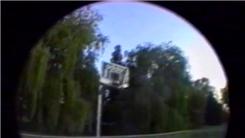 Longest Overhead Basketball Shot Using A Skateboard