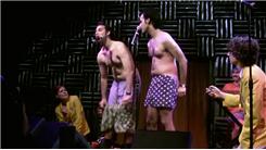 Most Articles of Clothing Removed By A Comedy Duo During A Three-Minute Stand-Up Set