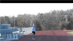 Fastest 100-Meter Dash While Juggling Overhead