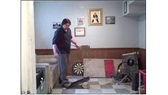 Most Consecutive Table Tennis Bounces On Alternate Sides Of A Broom While On A Rola Bola