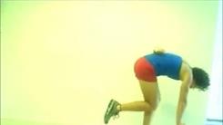 Most Opposite One-Arm One-Leg Medicine Ball Leaping Mountain Climber Exercises In Five Minutes