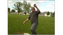 Fastest Time To Walk 100 Yards While Wearing Swim Fins And Bouncing A Table Tennis Ball On A Hockey Puck