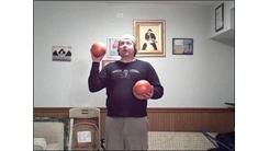 Most Consecutive Catches Juggling Three Five-Pound Exercise Balls In A Shower Pattern