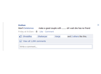 Longest Comment Thread On A Facebook Status Update
