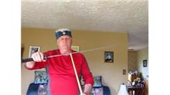 Longest Time To Balance A Sword On A Pool Cue On Thumb