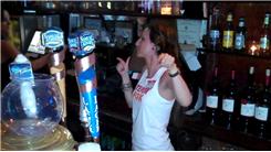 Most People In A Bar Toasting To Team Fox And A Cure For Parkinson's Disease