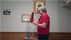 Tallest Juggling Ball Tower On One Finger