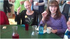 Most Cancer Survivors And Supporters Eating Fruit Loops Simultaneously
