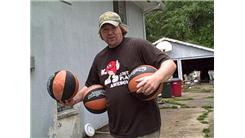 Most Consecutive One-Handed Bounces Of Two Basketballs Off Of The Side Of A Building Three Feet Away While Dribbling A Basketball In 30 Seconds