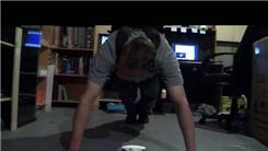 Longest Plank Exercise With Arms Extended While Carrying 100 Pounds On Back